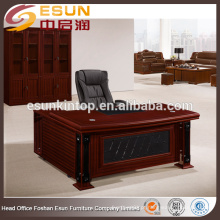 Mobiliário de escritório de madeira escritório executivo de mesa presidencial